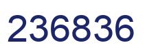 Number 236836 blue image