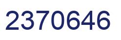 Número 2370646 imagen azul