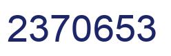 Número 2370653 imagen azul