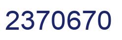 Número 2370670 imagen azul