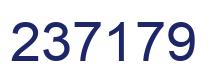 Número 237179 imagen azul