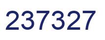 Número 237327 imagen azul