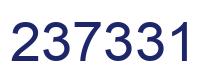 Número 237331 imagen azul