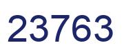 Number 23763 blue image