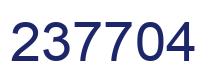 Number 237704 blue image