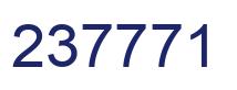 Number 237771 blue image
