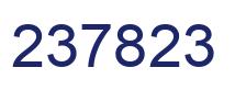 Number 237823 blue image