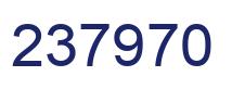 Number 237970 blue image