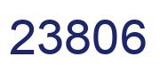 Number 23806 blue image