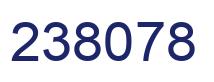 Number 238078 blue image