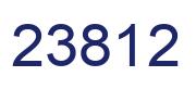 Number 23812 blue image