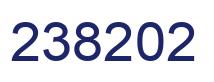 Number 238202 blue image