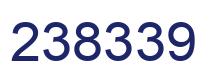 Number 238339 blue image
