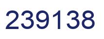 Number 239138 blue image