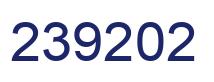 Number 239202 blue image