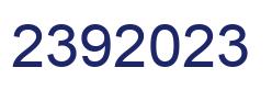 Number 2392023 blue image