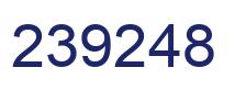 Number 239248 blue image