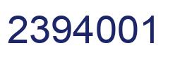 Número 2394001 imagen azul