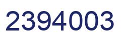 Número 2394003 imagen azul