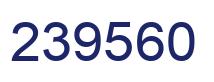 Número 239560 imagen azul