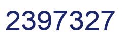 Número 2397327 imagen azul