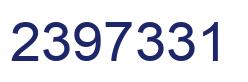 Número 2397331 imagen azul