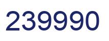Número 239990 imagen azul