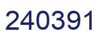 Número 240391 imagen azul