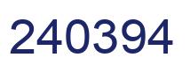 Número 240394 imagen azul