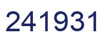 Número 241931 imagen azul