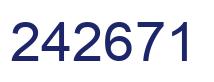 Número 242671 imagen azul