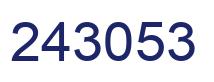 Número 243053 imagen azul