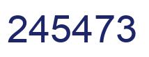 Number 245473 blue image