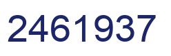 Número 2461937 imagen azul