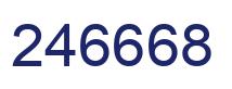 Número 246668 imagen azul
