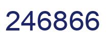 Número 246866 imagen azul