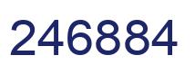 Número 246884 imagen azul