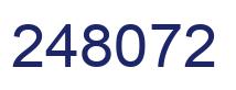 Número 248072 imagen azul