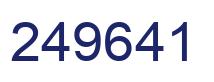 Número 249641 imagen azul