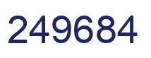Número 249684 imagen azul