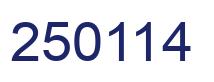Número 250114 imagen azul