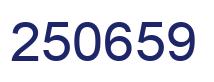 Number 250659 blue image
