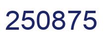 Número 250875 imagen azul