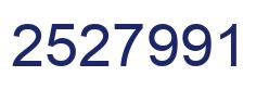 Número 2527991 imagen azul