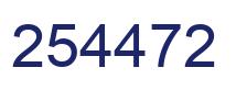 Número 254472 imagen azul