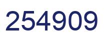 Número 254909 imagen azul