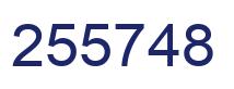 Número 255748 imagen azul