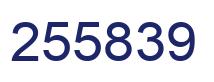 Número 255839 imagen azul