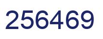 Número 256469 imagen azul