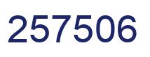 Número 257506 imagen azul